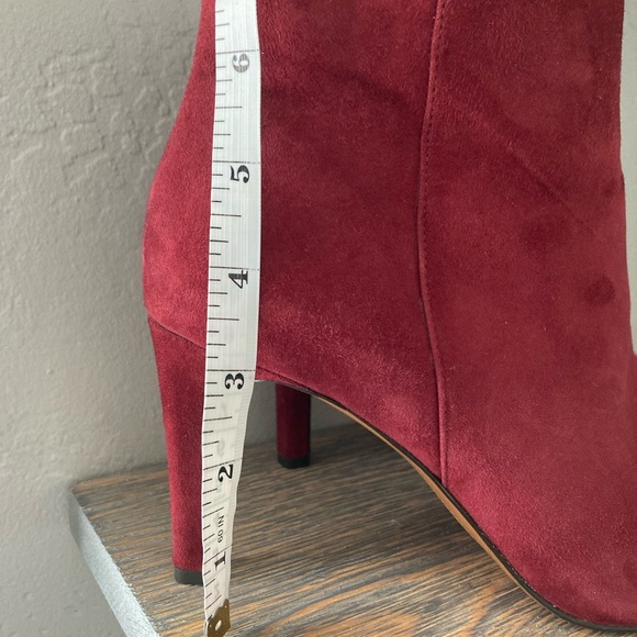 Banana Republic Red Suede Booties - Picture 6 of 9